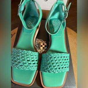 Vince Camuto - New in Box - 8 Wide - Color Ocean Woven Wedge Sandals